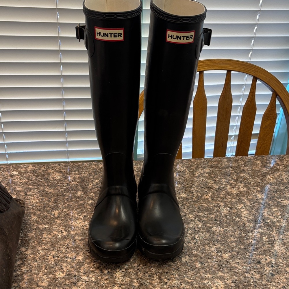 Hunter Classic Black Tall Boots